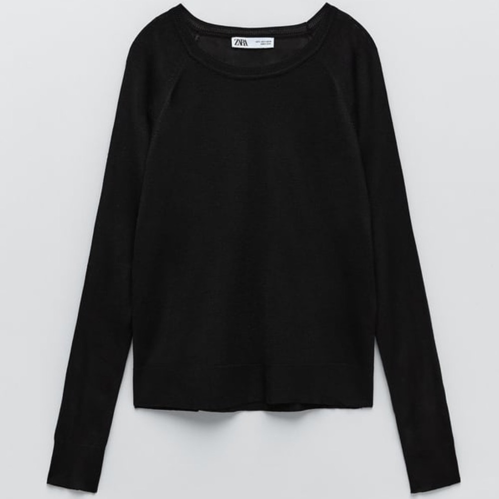 Zara Knit Top in Black